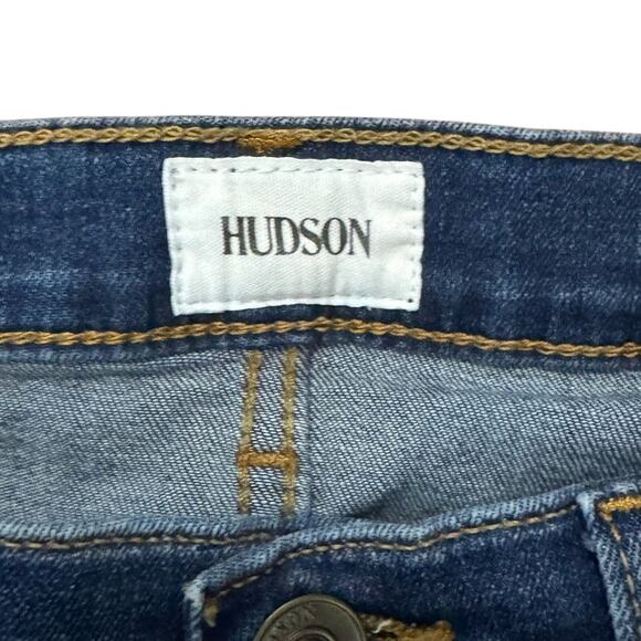 Hudson Krista Super Skinny Denim Blue Jeans Mid Rise Women's Size 26 - Picture 3 of 6